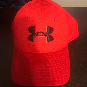 Red under armour hat
